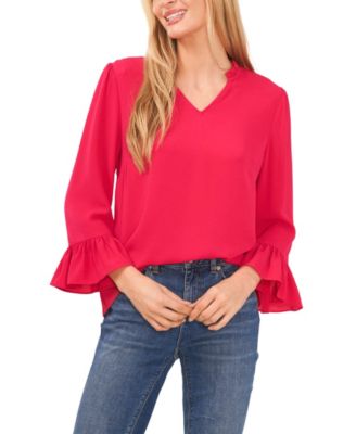 CeCe - Ruffle-Sleeve Top