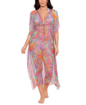 Lauren Ralph Lauren - Women's Midi Cover-Up Caftan