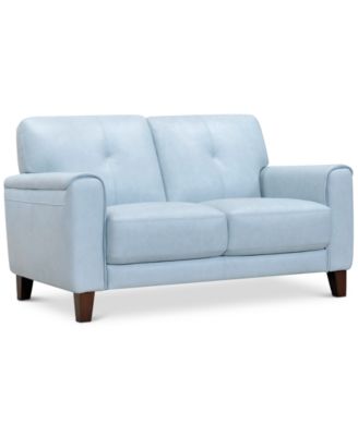 Furniture - Ashlinn Pastel Leather Loveseat