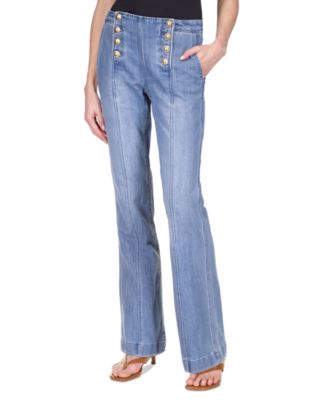 Michael Kors - Women's Flared-Leg Sailor Jeans
