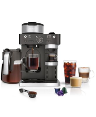 Ninja - CFN601 Espresso & Coffee Barista System, Single-Serve Coffee & Nespresso Capsule Compatible