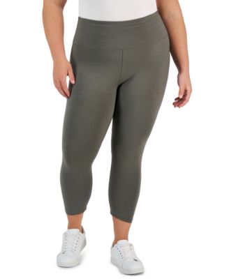 Style & Co - Plus Size High Rise Capri Leggings