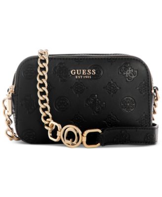 GUESS - Galeria Debossed Peony Small Camera Crossbody Bag