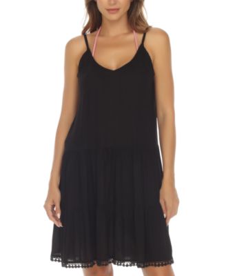 Raviya - Women's Tiered Sleeveless Cover-Up Dress