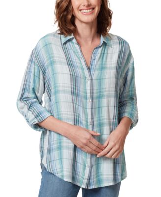 Gloria Vanderbilt - Women's Amanda Relaxed Tab-Sleeve Shirt