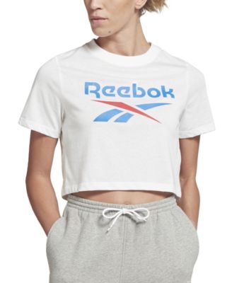 Reebok - Women's Identity Logo Cropped T-Shirt
