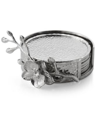 Michael Aram - White Orchid Set of 6 Coasters
