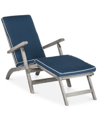 Safavieh - Holmen Outdoor Lounge Chair, Quick Ship