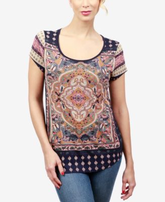 Lucky Brand - Printed Short-Sleeve T-Shirt