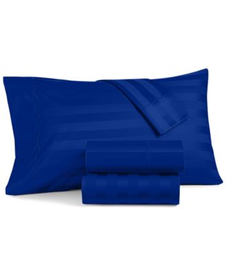 Charter Club - Damask Stripe Cotton 550-Thread Count 4-Pc. Queen Sheet Set