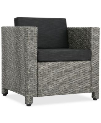 Noble House - Napoli Outdoor Club Chair (Set of 2), Quick Ship