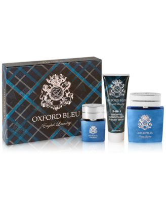English Laundry - Men's 3-Pc. Oxford Bleu Gift Set