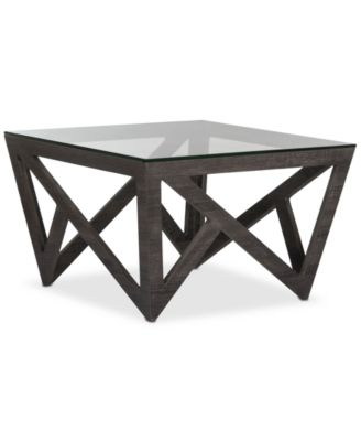 Safavieh - Radley Glass Top Coffee Table, Quick Ship