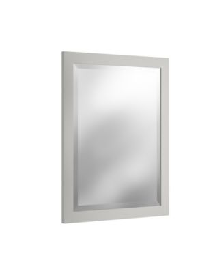 Alaterre Furniture - 24" Beveled Bath Vanity Mirror, Gray