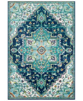 Abbie & Allie Rugs - Paramount PAR-1107 Teal 6'7" x 9'6" Area Rug