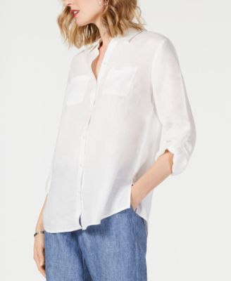 Charter Club - Linen Utility Shirt