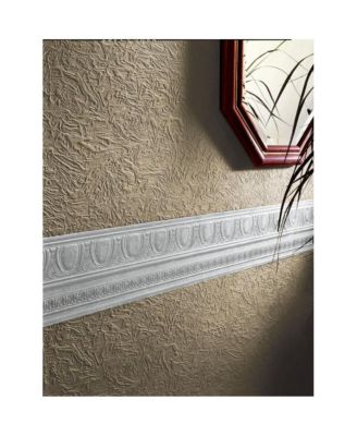 Graham & Brown - White Swirl Paintable Wallpaper