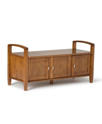 Simpli Home - Warm Shaker Desk, Quick Ship