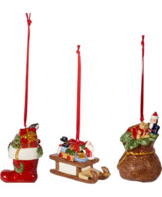Villeroy & Boch - Set of 3 Gift Box Ornaments
