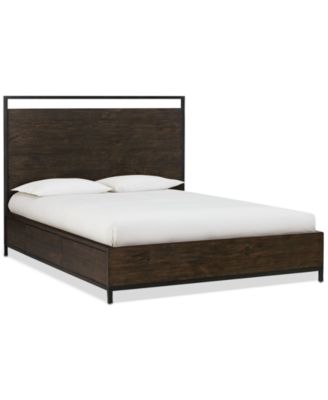 Furniture - Gatlin Brown California King Platform Storage Bed