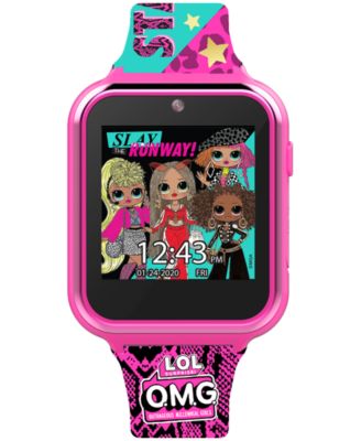 Accutime - Kid's OMG Multicolored Silicone Touchscreen Smart Watch 46x41mm