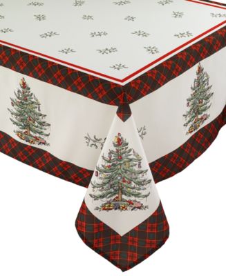 Spode - Christmas Tree Tartan Multicolored 60x84 Tablecloth
