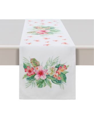 Laural Home - Tropical Island 13x90 Table Runner