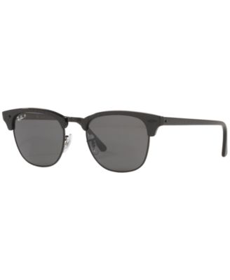 Ray-Ban - Unisex Clubmaster Polarized Sunglasses, RB3016 51