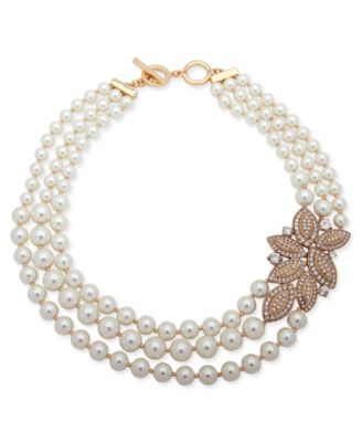 Anne Klein - Pearl Torsade Necklace, 18.5"