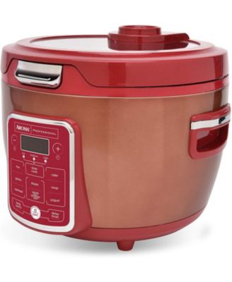 Aroma - ARC-1230R 20-Cup Cooked Glass Lid Digital Rice Cooker