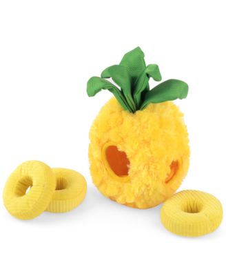P.L.A.Y. - Tropical Paradise Pineapple Dog Toy Set