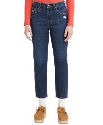 Levi's - 501&reg; Cropped Straight-Leg Jeans