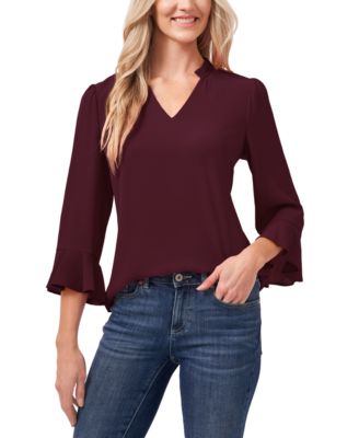 CeCe - Ruffle-Sleeve Top