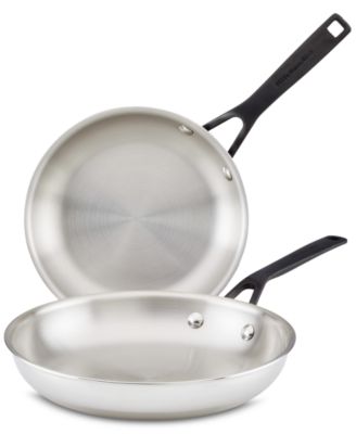 KitchenAid - 2-Pc. Stainless Steel Frypan Set