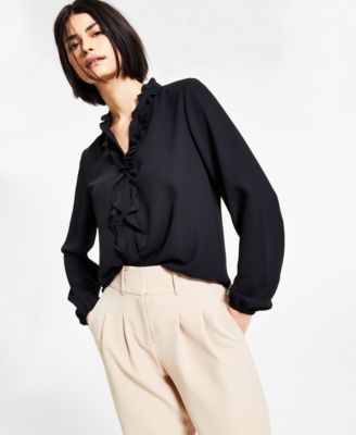 Bar III - Ruffled Blouse