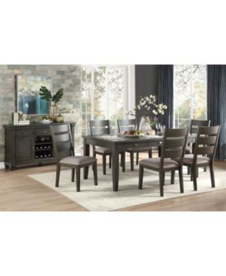 Homelegance - Waite 7pc Dining Set (Dining Table & 6 Side Chairs)