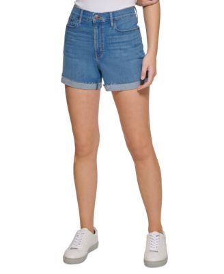 Calvin Klein Jeans - Women's High-Rise Roll-Cuff Shorts