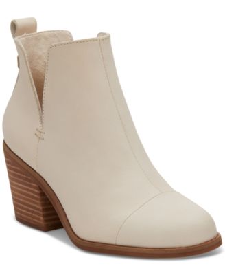 TOMS - Women's Everly Cutout Block-Heel Booties