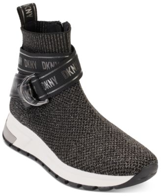 DKNY - Women's Miley Strapped Slip-On Sneakers