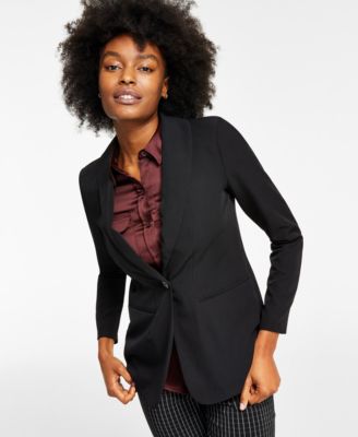 Alfani - Seamed Shawl-Collar Blazer