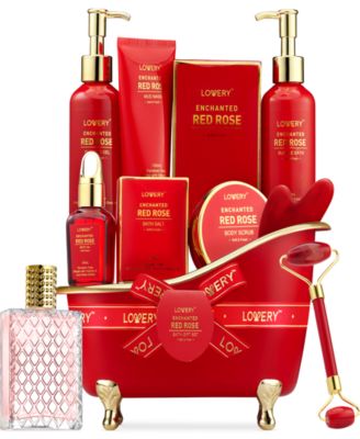 Lovery - 10-Pc. Luxe Red Rose Bath & Body Care Gift Set