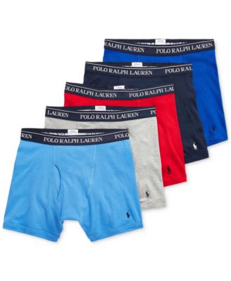 Polo Ralph Lauren - Men's Classic Cotton Boxer Briefs, 5-Pack