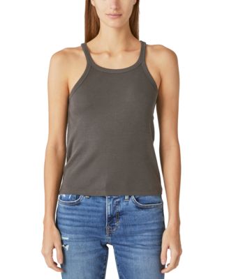 Lucky Brand - Women's Ribbed Scoop-Neck Tank Top