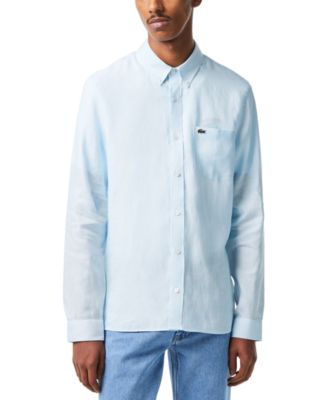 Lacoste - Men's Regular-Fit Linen Shirt