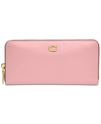 COACH - Smooth Leather Slim Accordion Zip-Around Wallet
