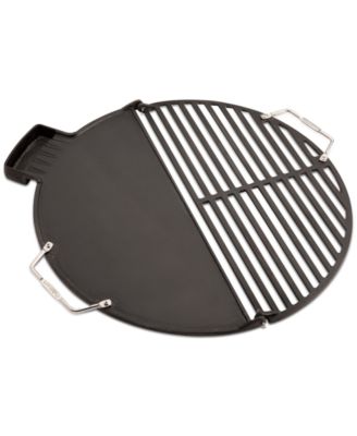 Cuisinart - Cleanburn Fire Pit Griddle & Grill Cast Iron Top