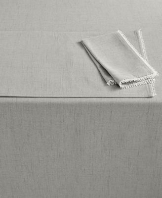 Lenox - French Perle Collection 70" Dove Gray Round Tablecloth