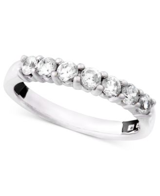 Macy's - Seven Diamond Band Ring in 14k Gold (1/2 ct. t.w.)