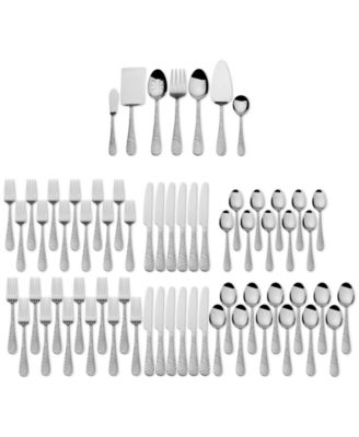 International Silver - 67-Pc. Garland Frost Flatware & Hostess Set