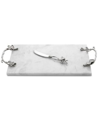 Michael Aram - White Orchid Large Cheeseboard With Knife